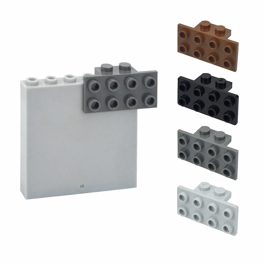 MOC 호환 93274 21731 브래킷 빌딩 블록, 하이테크 세트용 대량 지지대 장난감, 1x2x4 컬렉션, 20 개