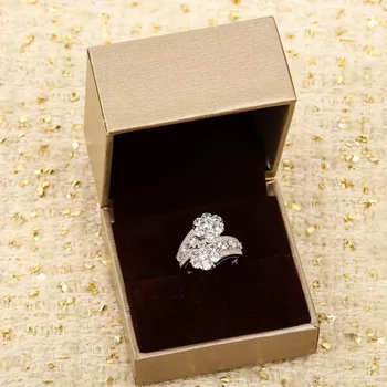 New 2024 Trend Classic High Quality Hot Brand Rose Star Luxury Jewelry Rings For Women Wedding Pure 925 Sliver Party Gifts