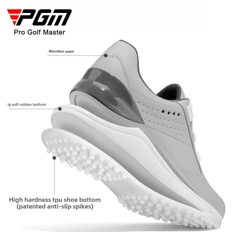 PGM Men's Golf Shoes Waterproof and Side Slip resistant Knob Buckle Casual Sports Sneakers XZ309
