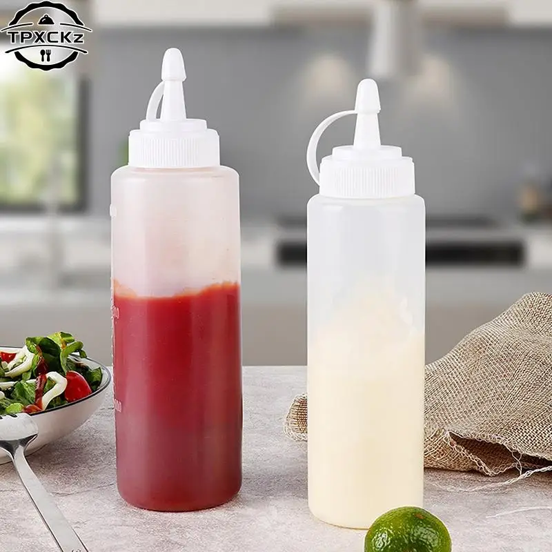 Bouteille À Presser Étanche, 240/450/500/680ml, Pour La Sauce À Salade,  Outils De Cuisine, 1 Pièce - Saucières - AliExpress