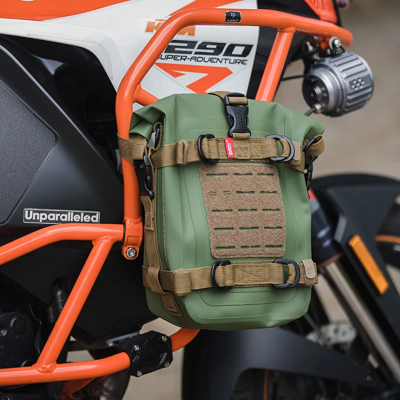 Motorcycle Side Bag Side Frame Crash Bag Storage Package Bags Waterproof Saddle Bags