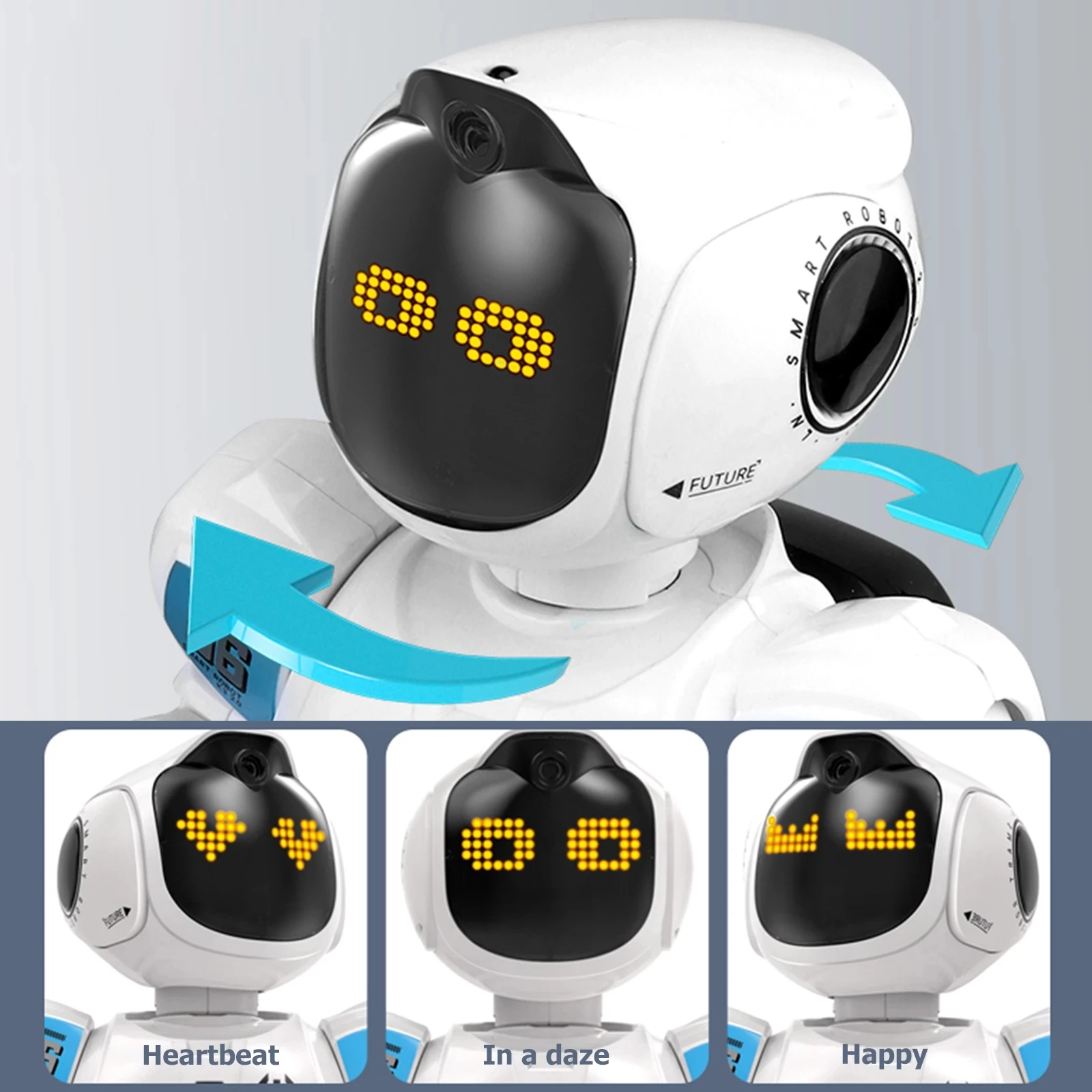 New RC Smart Robot  Touch Function Applause Interaction English Mathematics Sing Dance Robot Toys For kids 5