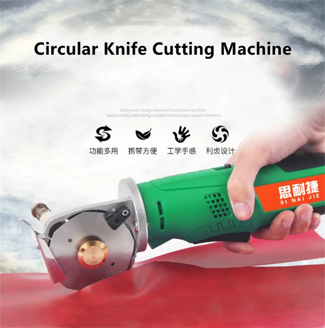 Electric Cloth Cutter 4 Inch Fabric Cutting Machine Electric Rotary Cutter  250W for Multi Layer - AliExpress