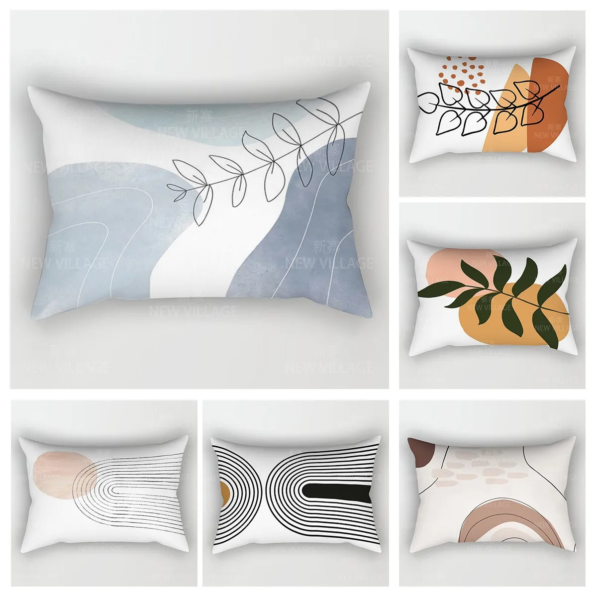 Home autumn decoration Morandi flowers pillow cushion cover Home decorations throw pillow covers 30*50 pillowcase 30x50 40x60