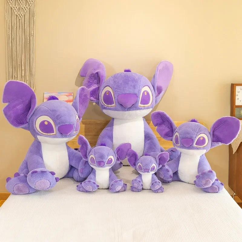 

MINISO Disney New Cute Purple Stitch Doll Doll Fashion Stitch Pillow Girls Sleeping Plush Toy Doll Birthday Gift