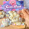 White Cream Cat Claw Series Squishy Fidget Toy Slow Rebound Stress Relief Toy Pinch Decompression Cat Paw Soft Squeeze Toy 6