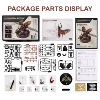 Robotime Rokr 3D Puzzle Golden Coin Turtle Industrial-style Building Block Toys for Kids Adults Steampunk Design with LED Light 5