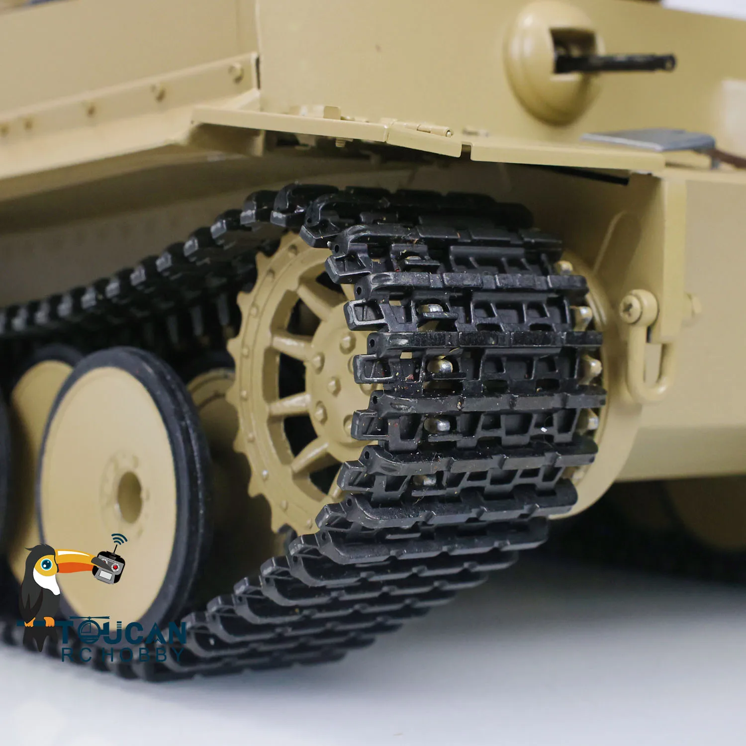 Mato 1/16 Scale RC Metal Tank Tiger I Radio Control Tanks KIT OR RTR Model Infrared Barrel Yellow 1220 Toys TH00648 6