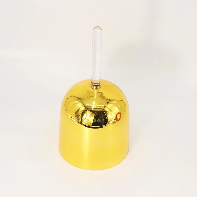 

Pure Gold Crystal Handheld Singing Bowl Sound Meditation Portable Music Bowl Yoga Meditation Music Bowl