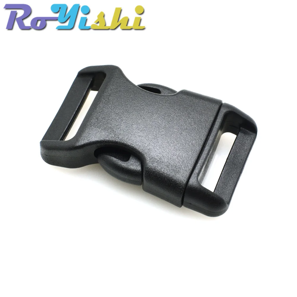 Plastic Side Release Buckle 10 Pcs/Pack Curved 550 Paracord Bracelet Dog Collar Backpack Strap Webbing 10mm 15mm 20mm 25mm