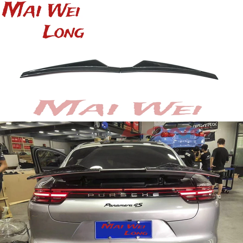 Per Porsche Panamera 971 2017-2018 Spoiler Posteriore In Fibra Di Carbonio