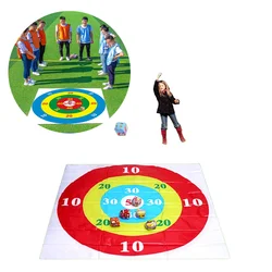 Sandbag Throwing Disc Game Target Throwing Plate Team Parent-child Outdoor Interactive Toy Fun Game Props Kids Team Training Toy