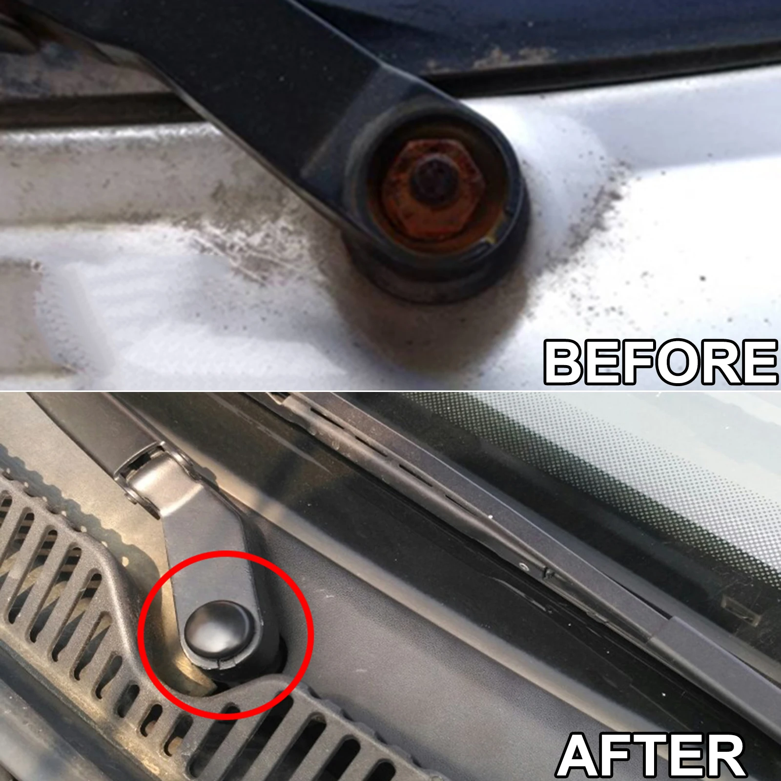 Enhanced Front Windscreen Wiper Arm Nut Cap Bolt Rocker Cover