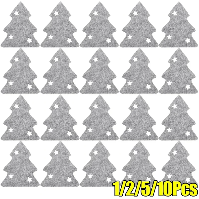 thumbnail image 1 of 10/1 piezas de cubiertos de árbol de Navidad, cuchillos, tenedores, fundas para mesa, decoraciones para el hogar, vajilla de cocina, bolsa para envolver vajilla navideña, 1 of 5