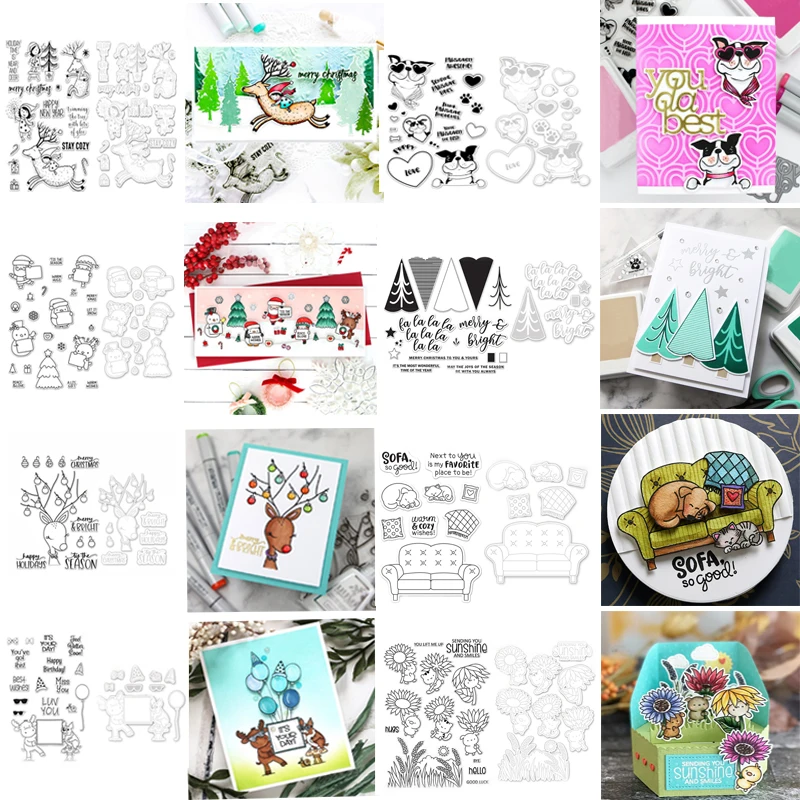 

Christmas/ Cartoon /Plant Metal Cutting Dies And Stamps For ScrapbookingEmbossing Stencil Card Embossing Decoration Craft Die