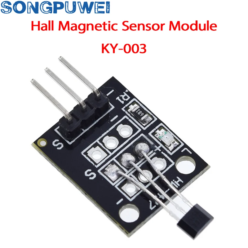 3핀 A3144 KY-003 표준 홀 자기 센서 모듈은 Arduino용 Arduino 보드와 함께 작동합니다.