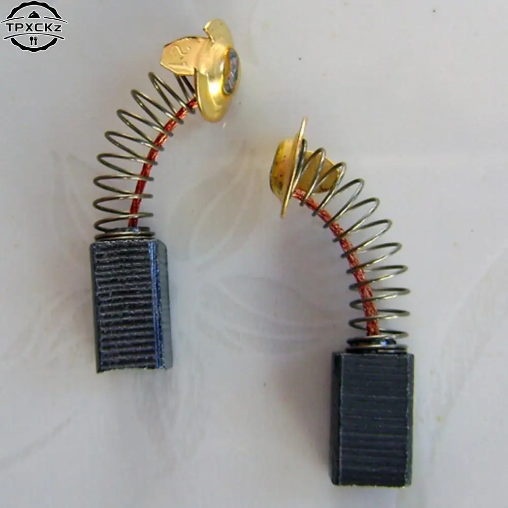Carbon Brush 10x Mini Drill Electric Grinder Replacement Carbon Brushes Spare Parts For Electric Motors Rotary Parts 6.5x7.5x13.5mm