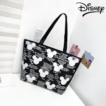 

Disney Mickey Canvas Printed Bag One Shoulder Handbag Shopping Bag