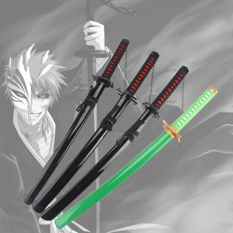 80cm/31.5 inch BLEACH Katana Anime Character Weapons  Swords Cosplay Props  Kurosaki Ichigo Neliel Tu Oderschvank 2