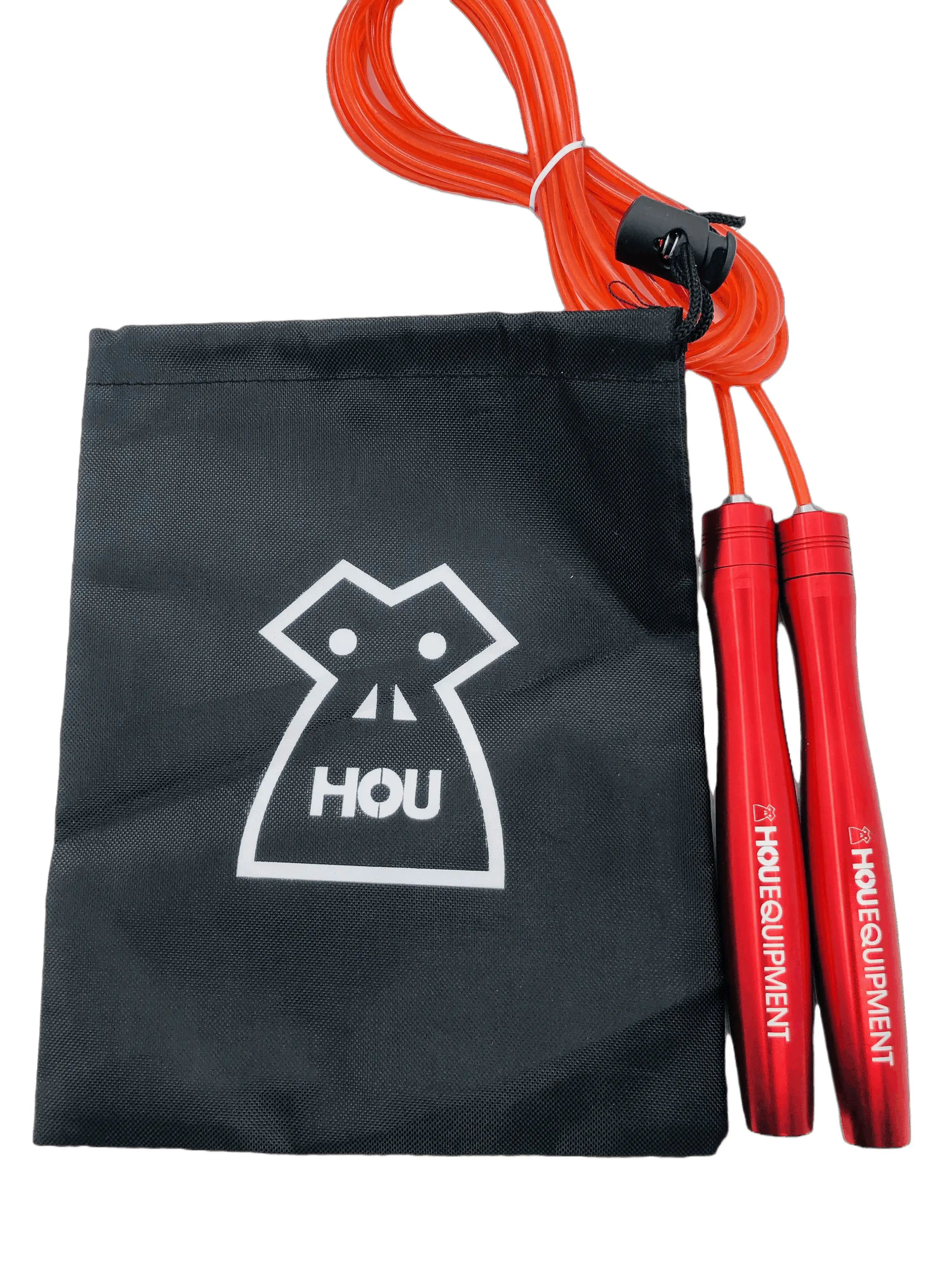 HOU Excercise Light Bearing Skipping Ropes Steel Wire Crossfit Boxing MMA Training Anti-slip Adjustable Fitness Name