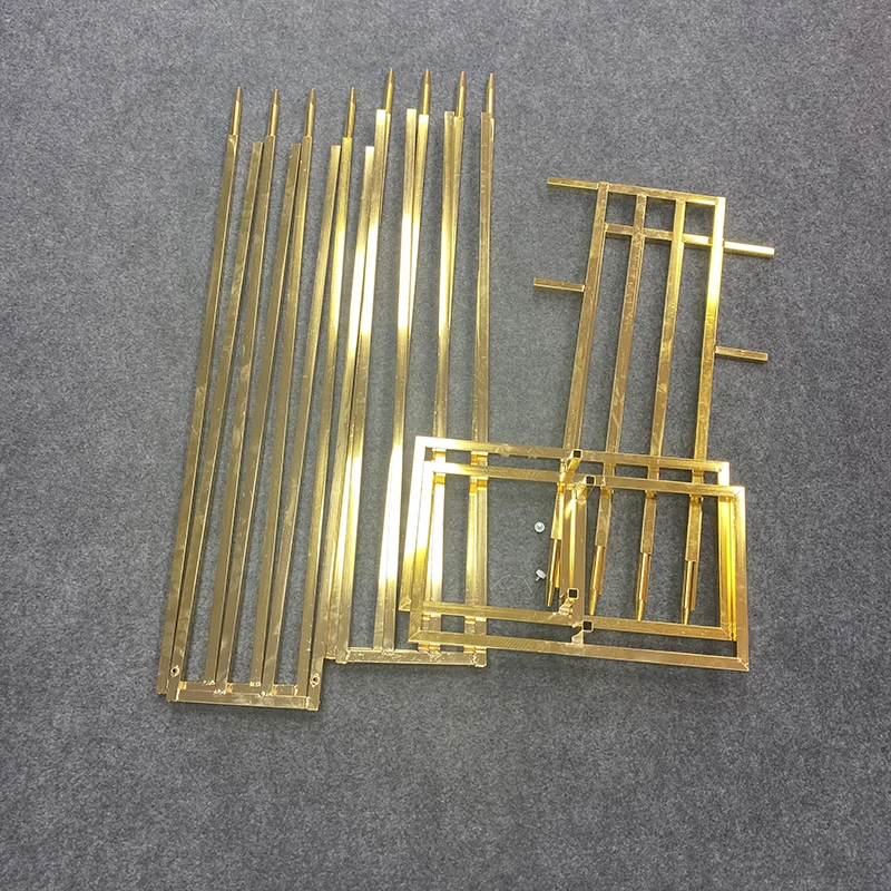 Square Screen Backdrop Shelf Wedding Arch Gold-plated Geometry Flower Door Stand Artificial Floral Decor Frame