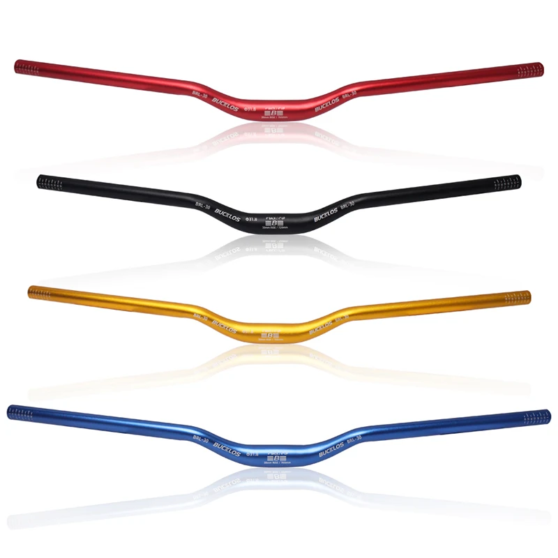 Mtb Bicycle Handlebar 31.8/25.4mm Riser Bar 620/660/720/780mm Aluminum Alloy