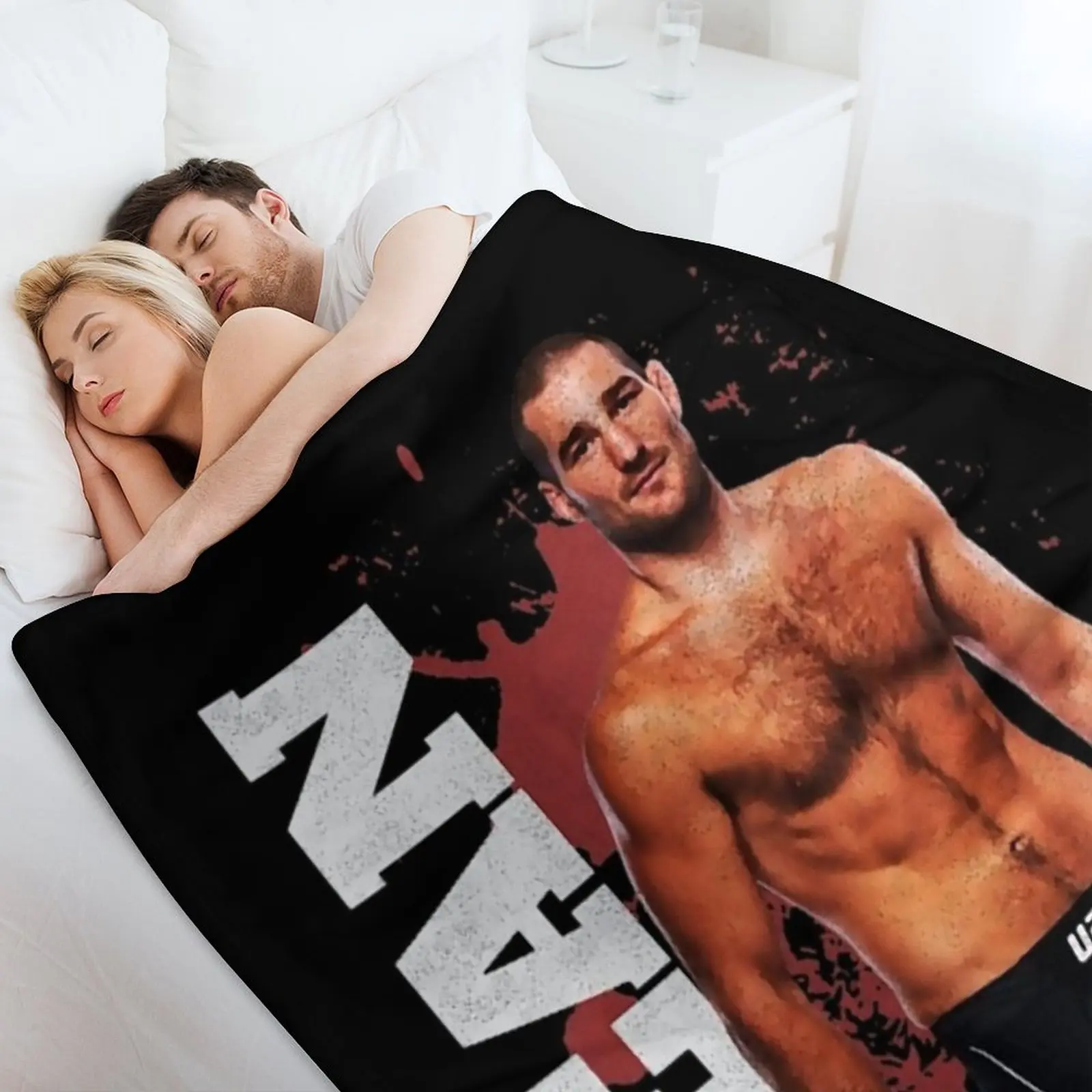 sean strickland Fighter Throw Blanket anime for babies Blankets 4