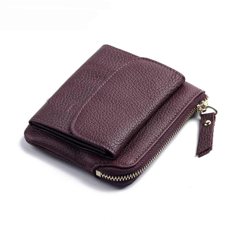 Women Mini Wallet Short Wallets Purses Zipper Leather Coin Purse Keychain Coins Pocket Bag coin purse women wallet card wallet coin wallet change bag card holders