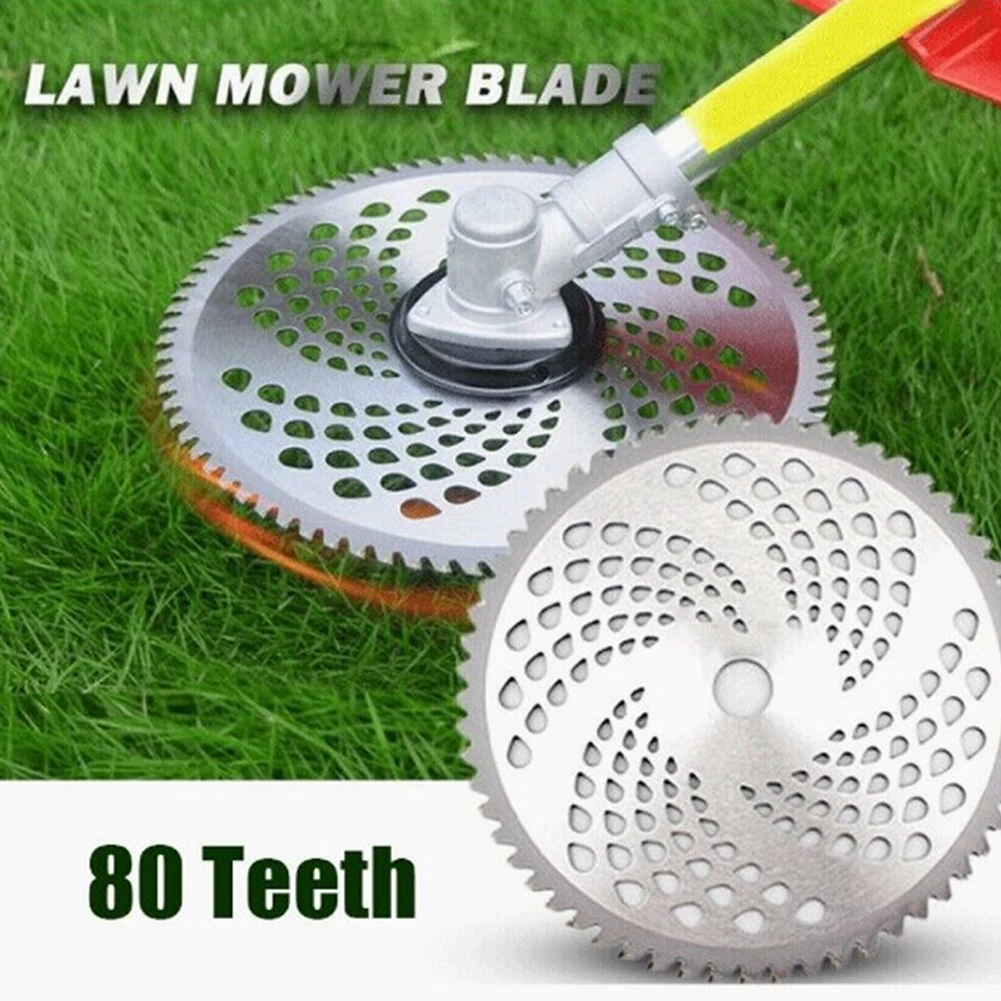 

10" X 80t Tip Brush Blades Heat Rust-resistant Replacement Parts For Cutter Trimmer Weed Eater Garden Tool Accessories