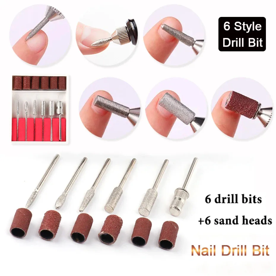 HALAIMAN Electric Nail Sander Nail Drill Machine Grinder Nail Removal Exfoliating Polishing Tool Pedicure Machine Adapter