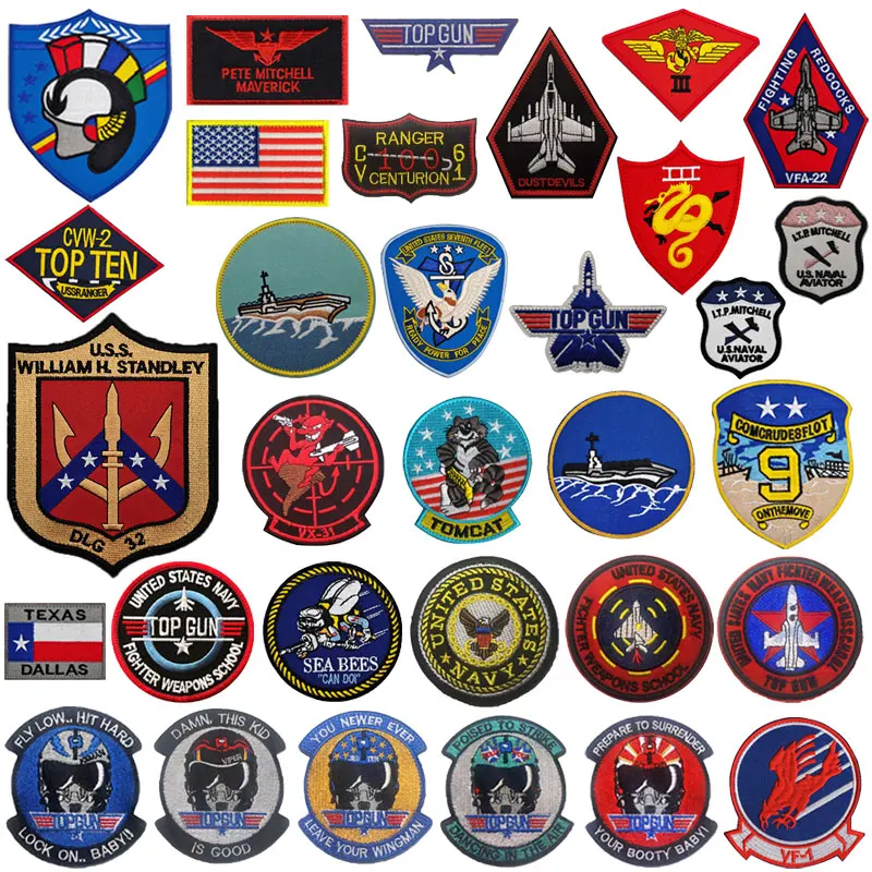 Aviation Embroidered Patches Embroidery Patches Aviation Tactical