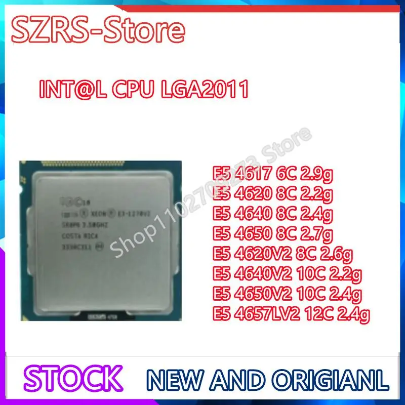 Int @ l E5 4617 4620 4640 4650 4620V2 4640V2 4650V2 2657LV2
