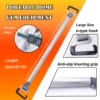 Portable Resistance Band Bar Kit with Handles Upgraded e-type Hook for Long Loop Elastic Bands Squat Deadlift Workout Equipment 4