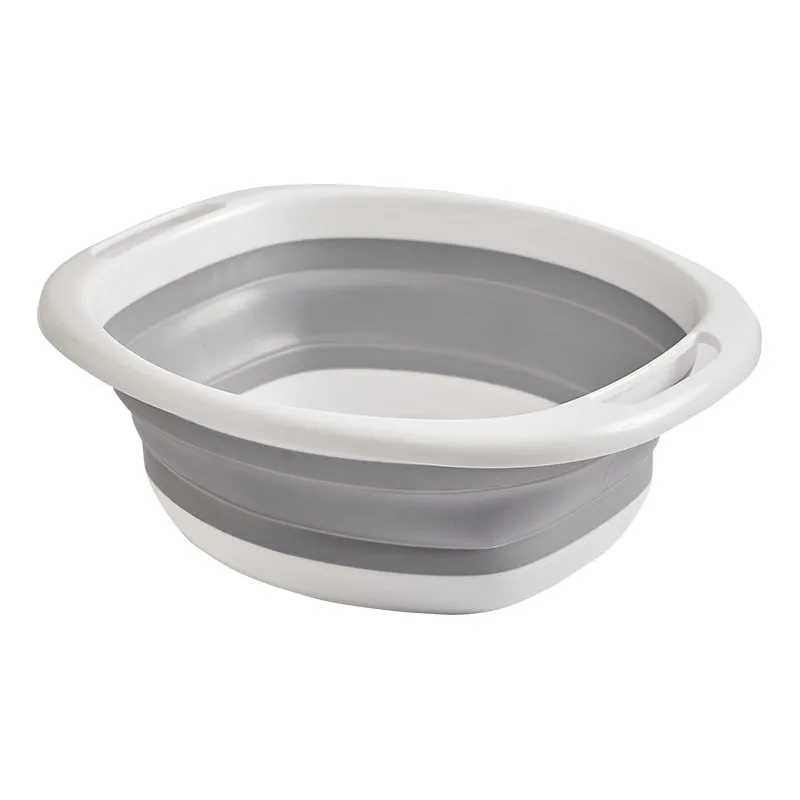 

Foldable Wash Basin Baby Wash Basin Portable Shower Bathtub Feet Tub Camping Supply Plastic Bucket Washbasin Bathroom Accessory