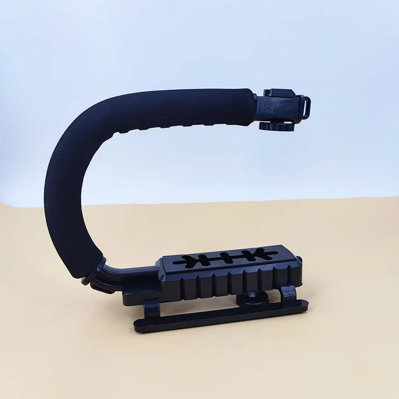 U C Shaped Holder Grip Video Handheld Stabilizer for DSLR Nikon Sony Camera and Light Portable SLR Steadicam for Gopro