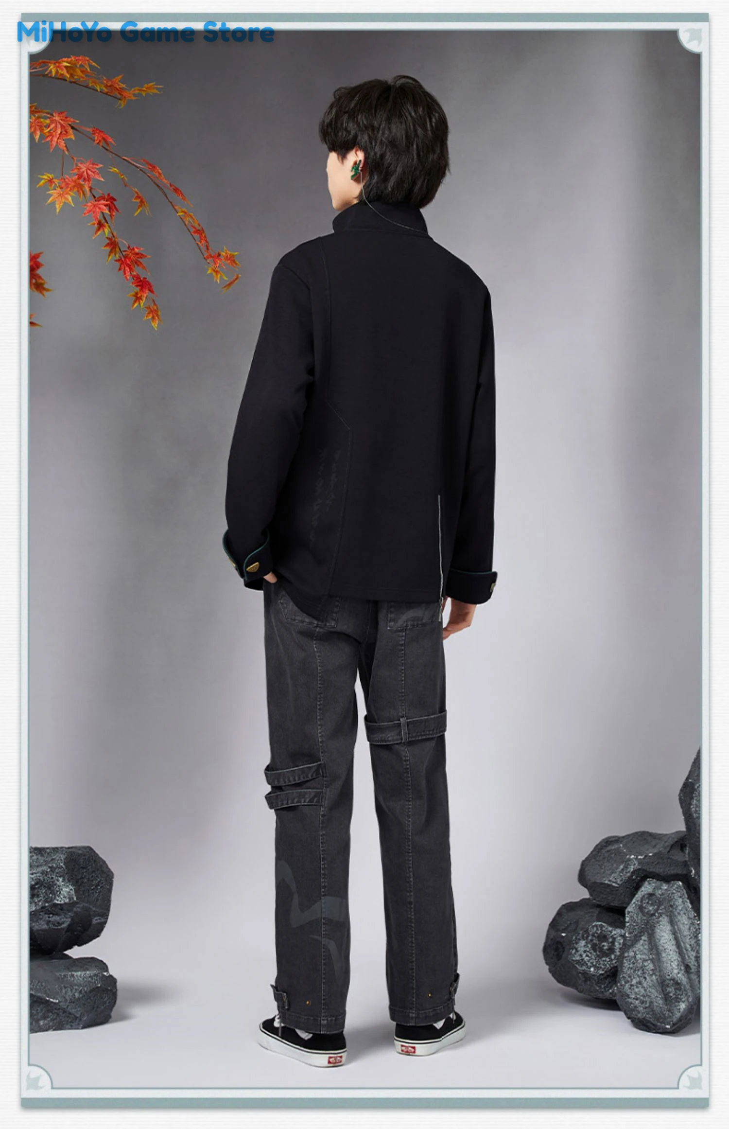 

[Genuine] Dan Heng Jeans MiHoYo Official Original Honkai Star Rail DanHeng Theme Series Pants Doujin Cosplay Trousers Gifts