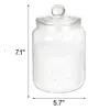 2PCS 2L Laundry Soap Container Transparent Durable Kitchen Organization Kitchen Organizer Glass Jar With Lid 6