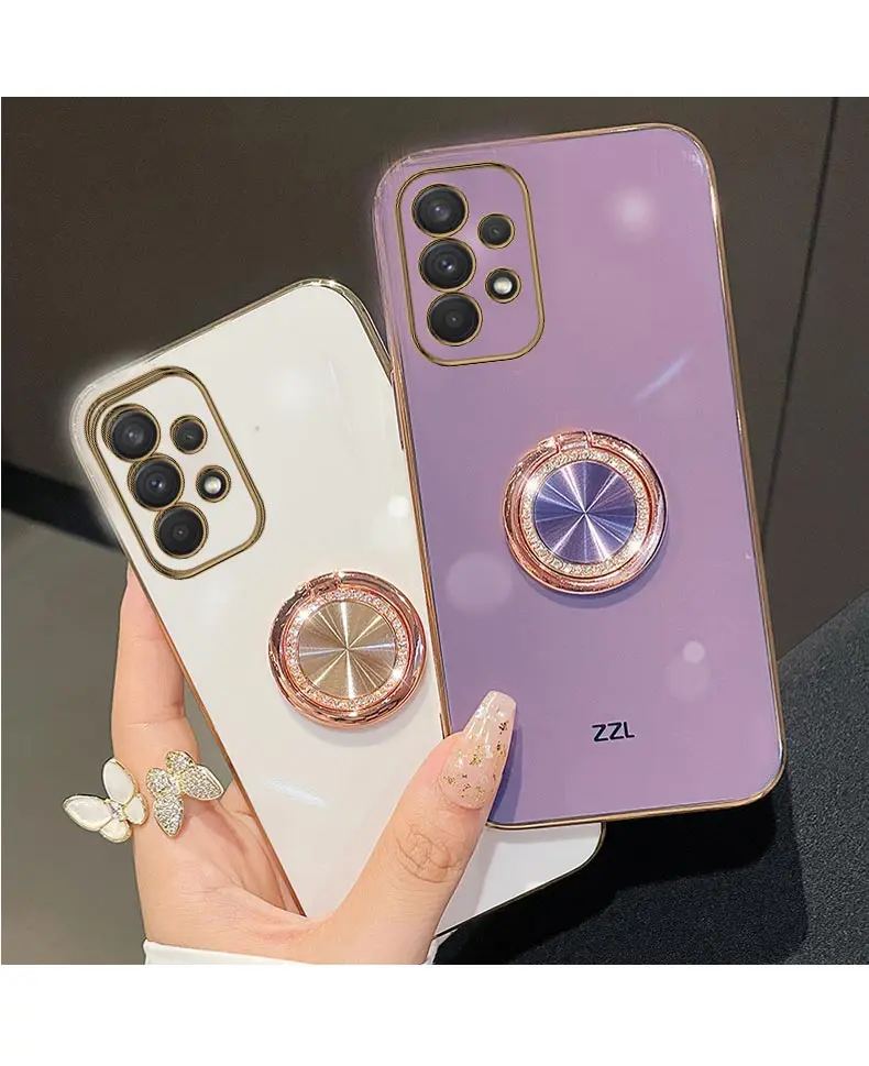 Diamant Bling Ring halter Fall für Samsung Galaxy A53 A73 A33 A52 A52S A72 A32 4G A51 A71 A12 A31 A21 A50 A70 Stand abdeckung – Detail 7
