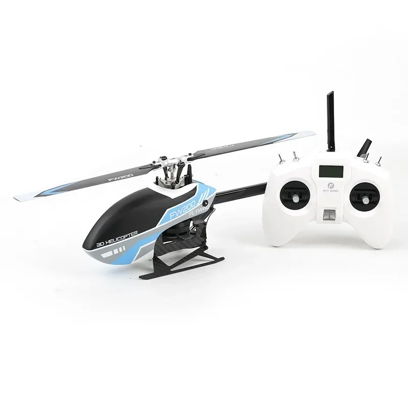 Flywing Fw200 RC Helicopter H1 Control Gyroscope Self-stabilizing 3D Stunt Brushless Motor Omnidirectional Positioning Adult toy 3