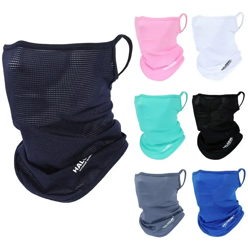 Ice Silk Full Face Mask Balaclava Sun Protection