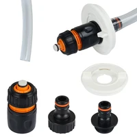 Couvercle de réservoir d'eau pour caravane, adaptateur d'entrée d'eau avec Joint de tuyau d'eau, accessoires de remplissage de bouchon de réservoir d'eau RV de haute qualité, 1 ensemble 4