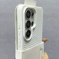 Enhanced Cooling Magnetic Phone Case with Heat Dissipation Technology - Galaxy S23 Ultra (White)