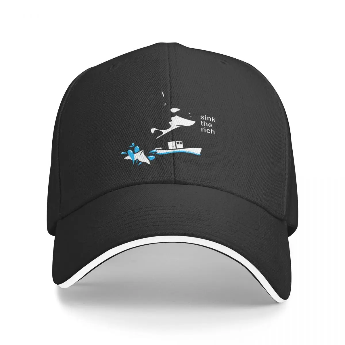 

Sink the rich - Orca Baseball Cap Dropshipping Beach Outing Hats For Men Women's