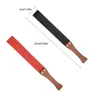 25CM Genuine Leather Horse Whip Handmade Walnut wood Handle,Horse Training Crop Equestrian Riding bat Submissive for Horse 4
