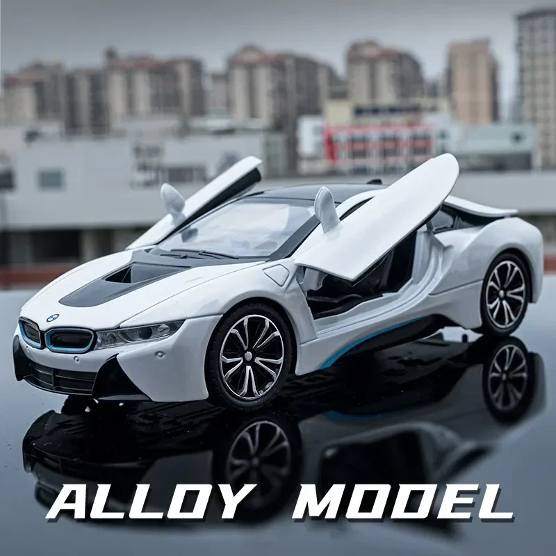1-24-BMW-I8-Supercar-Alloy-Car-Model-Diecasts-Metal-Toy-Car-Sound-And ...