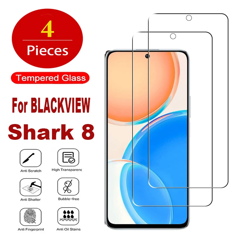 Premium HD Tempered Glass Screen Protector - 2/4 Pack