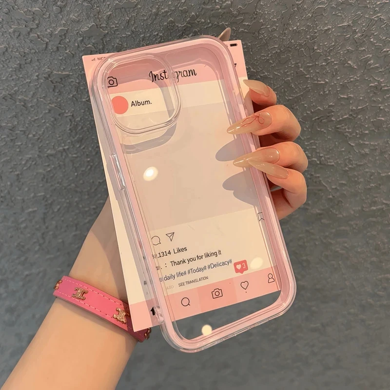 Luxury Transparent Candy Phone Case - Clear Shockproof Bumper Cover