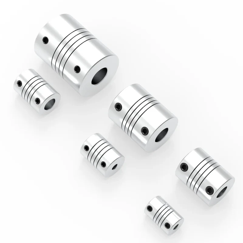 3mm 4mm 5mm 6mm 6.35mm 8mm Aluminum Z Axis Flexible Coupling for Stepper Motor Coupler Shaft Couplings 3D Printer