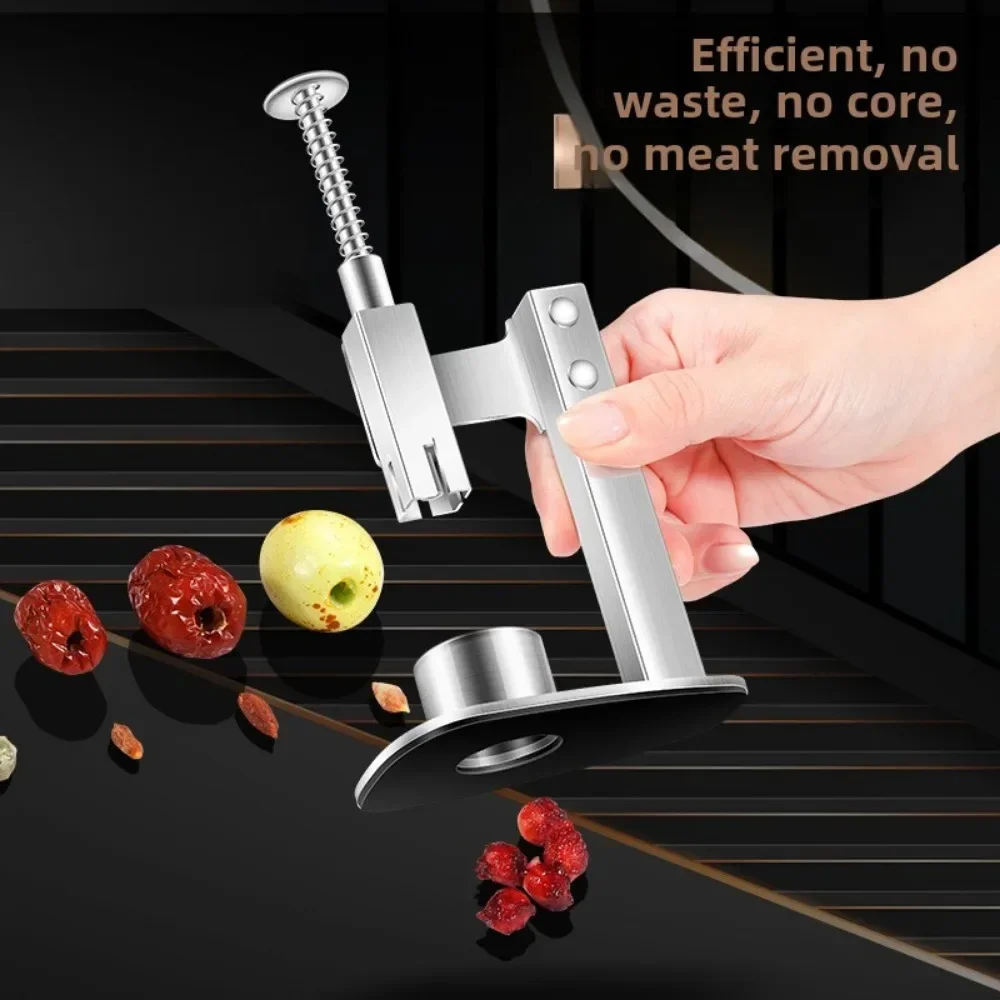 New Stainless Steel Red Dates Corer Manual Jujube Pitter Cherry Olive Fruit Core Remover Seed Push Out Tools Kitchen Tool 매실씨
