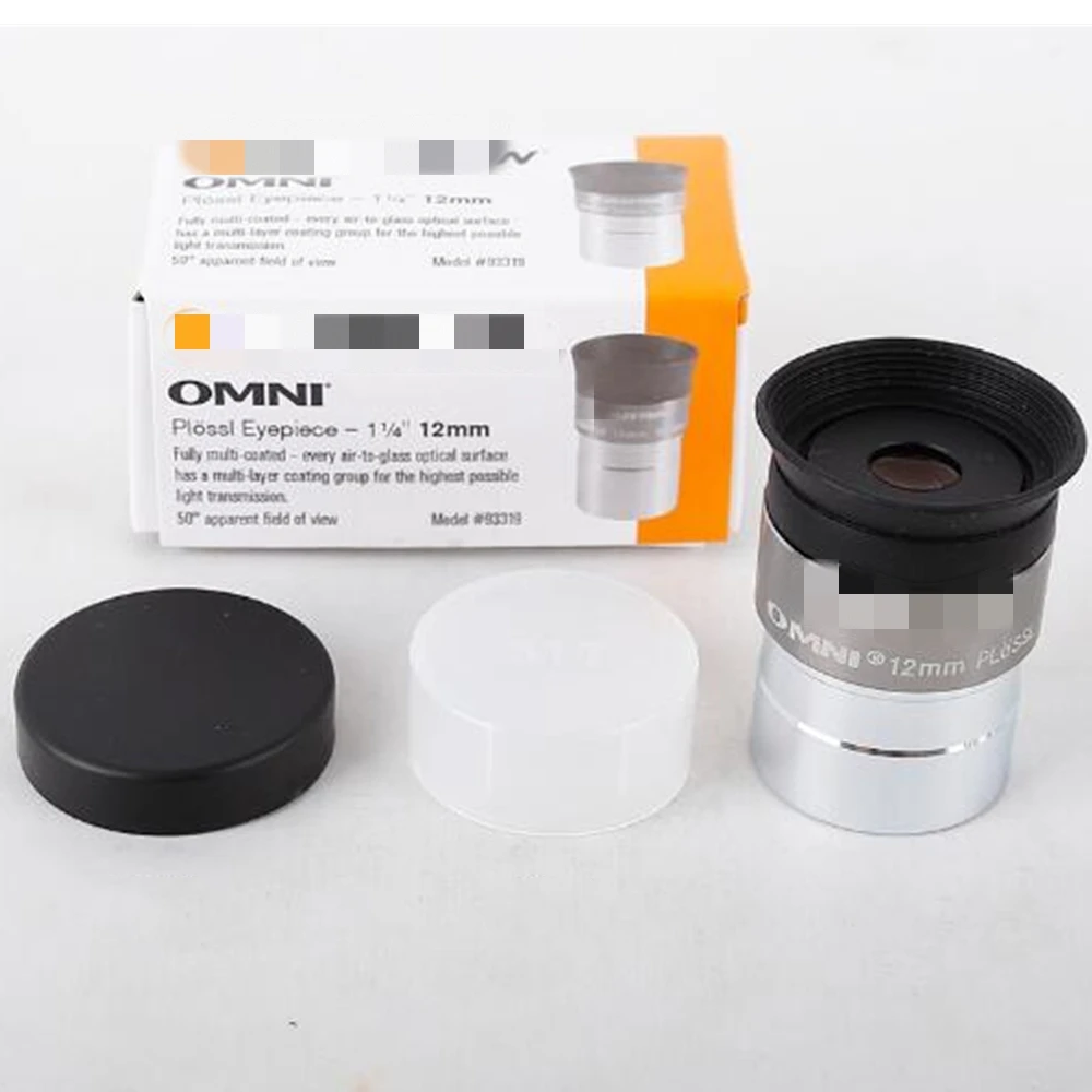 

OMNI 12mm PLOSSL 1.25 Inches with Optical Glass FMC Coating 52 Degree Telescope Eyepiece